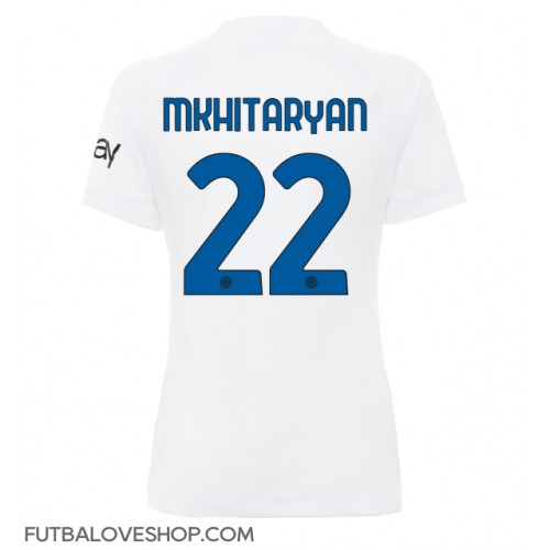 Dres Inter Milan Henrikh Mkhitaryan #22 Preč pre Ženy 2023-24 Krátky Rukáv